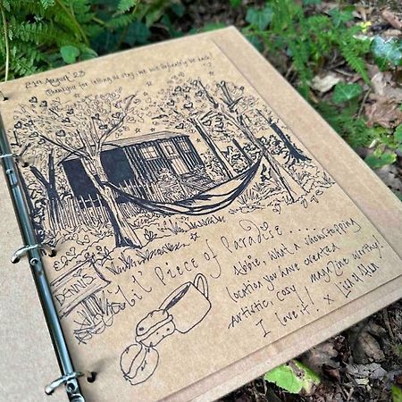 Cornwall Woodland Shepherd'S Hut - Dennis Hut بودمين المظهر الخارجي الصورة